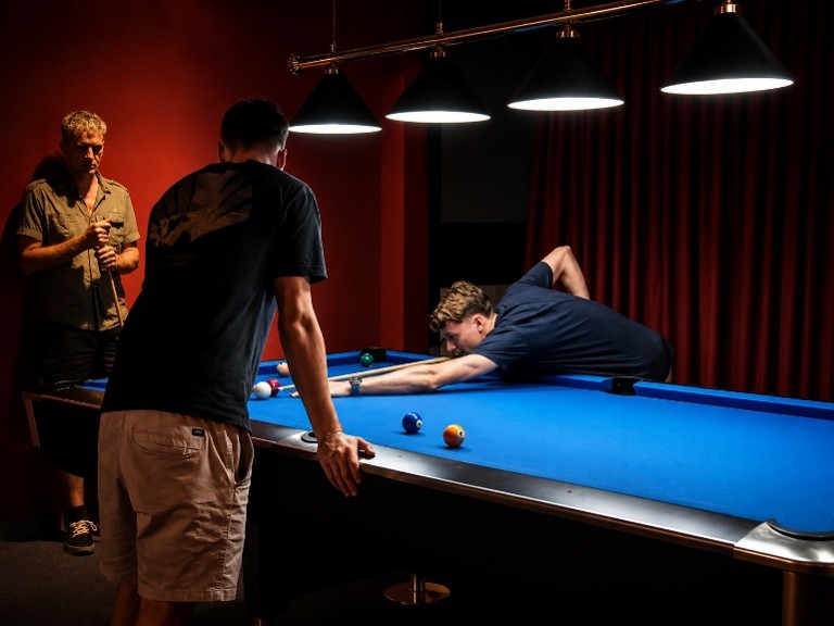 Players at Table in Kandy